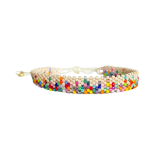 Cargar imagen en el visor de la galería, Pulsera galletas beige S
