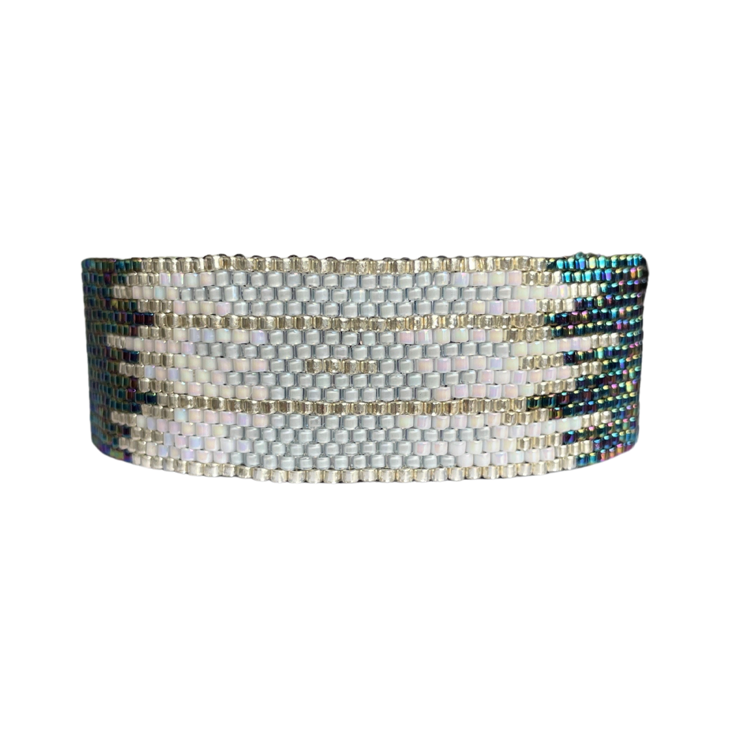 Pulsera Azul Plata