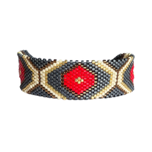 Cargar imagen en el visor de la galería, Pulsera gris rojo
