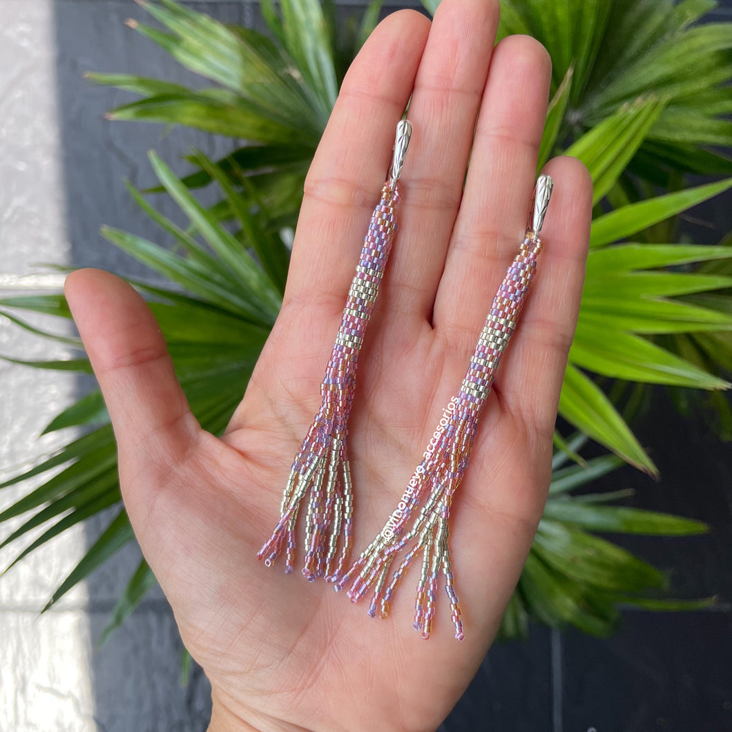 Aretas rosa plata