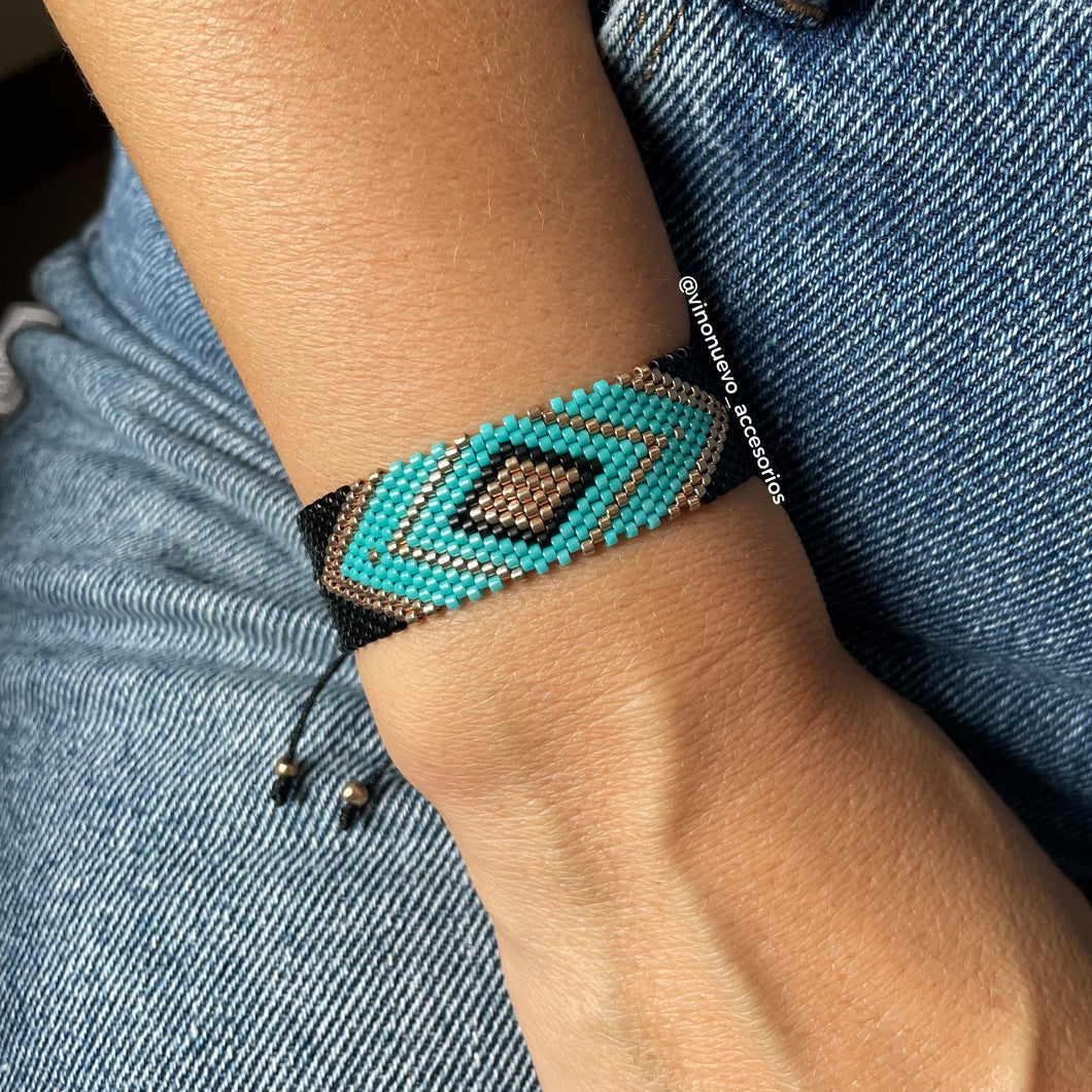 Pulsera Agua Marina