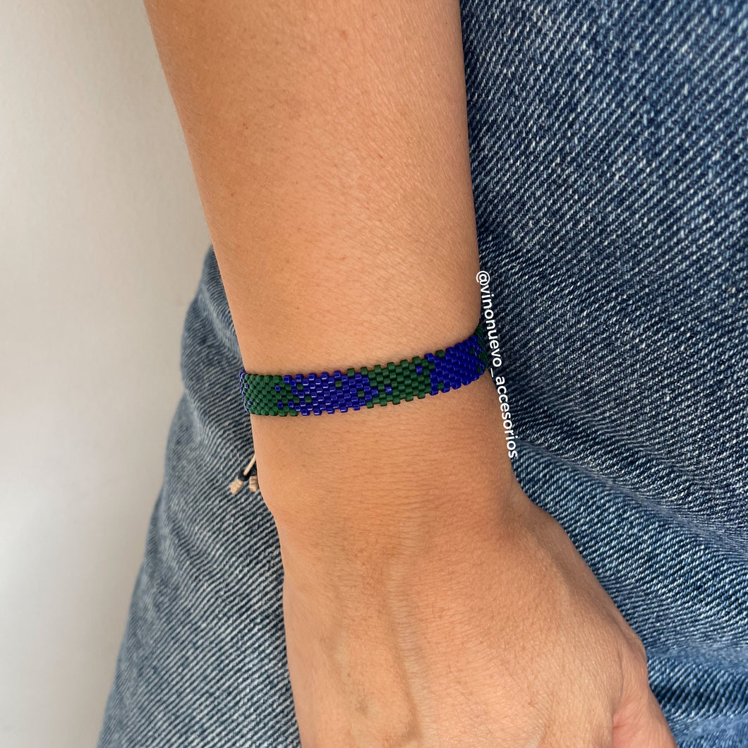 Pulsera Verde Azul